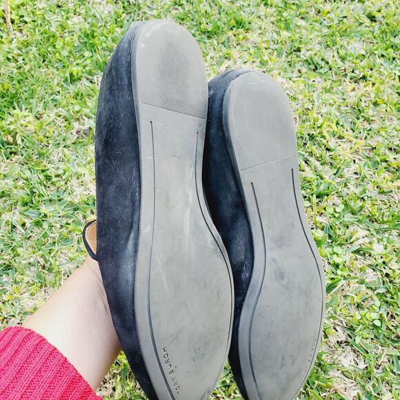 Tory Burch Women's Ruby Smoking Slippers Black Suede Women's - Size 9.5 - Picture 3 of 7